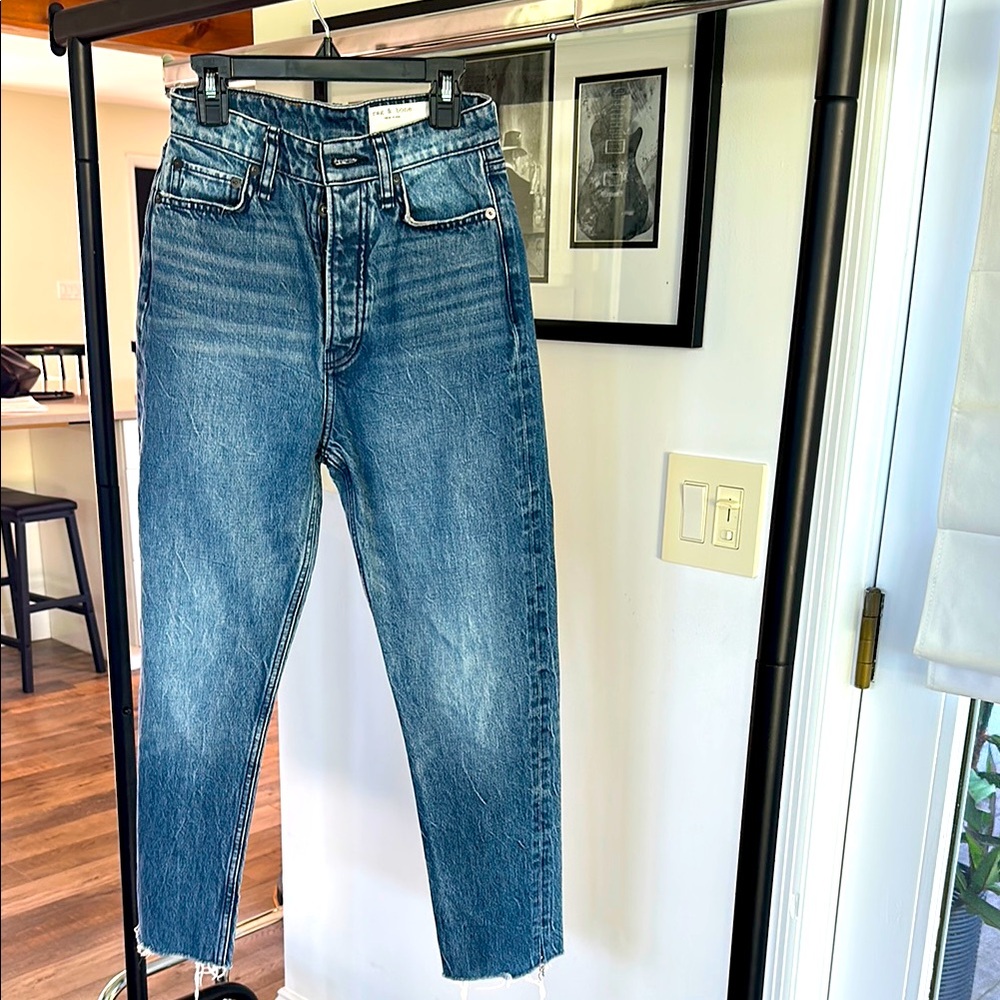 Rag & Bone high rise crop jeans size 23